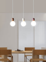 Modern Double Sphere Acrylic Pendant Light for Contemporary Dining and Living Areas