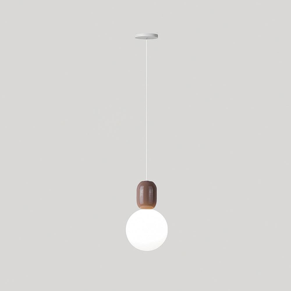 Modern Double Sphere Acrylic Pendant Light for Contemporary Dining and Living Areas