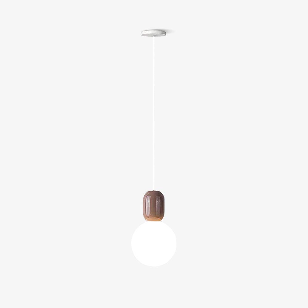 Modern Double Sphere Acrylic Pendant Light for Contemporary Dining and Living Areas