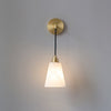 Modern Droplet Alabaster Wall Sconce Light with Natural Stone Shade for Indoor Decor