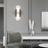 Modern Dual Light G4 LED Wall Sconce Electroplated Metal Up and Down Accent Lighting