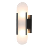Modern Dual Light G4 LED Wall Sconce Electroplated Metal Up and Down Accent Lighting