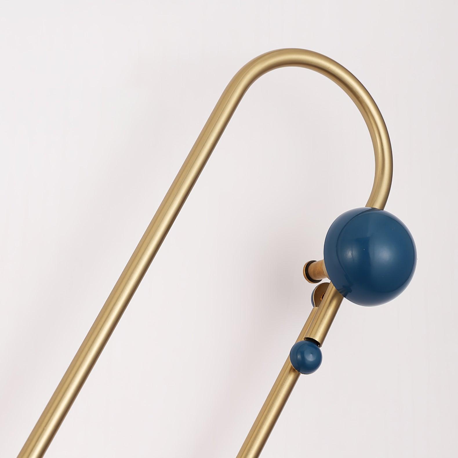 Modern Electrical Circuit LED Wall Sconce with Minimalist Rotating Arms Gold and Blue Wall Lamp
