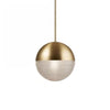 Modern Electroplated Glass Globe Pendant Lighting Nordic Round Ball Hanging Ceiling Lamp