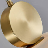 Modern Etruscan Alabaster Pendant Light Luxury Brass Hanging Lamp for Living Room Dining Area