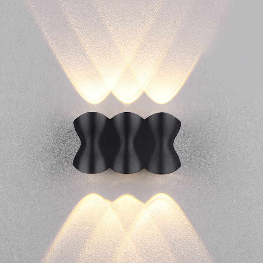 Modern Exterior LED Wall Sconce Waterproof Up and Down Light for Outdoor Porch and Patio