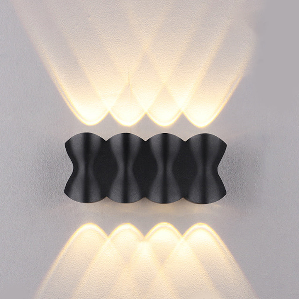 Modern Exterior LED Wall Sconce Waterproof Up and Down Light for Outdoor Porch and Patio