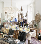 Modern Fabric Floral Petal Pendant Light for Elegant Living Room and Bedroom Lighting