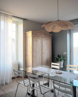 Modern Fabric Floral Petal Pendant Light for Elegant Living Room and Bedroom Lighting