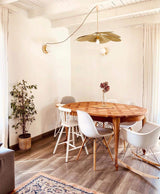 Modern Fabric Floral Petal Pendant Light for Elegant Living Room and Bedroom Lighting