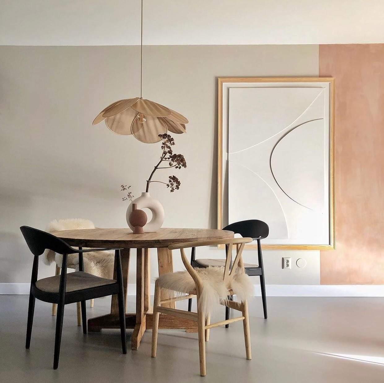 Modern Fabric Floral Petal Pendant Light for Elegant Living Room and Bedroom Lighting