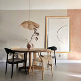 Modern Fabric Floral Petal Pendant Light for Elegant Living Room and Bedroom Lighting