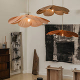 Modern Fabric Floral Petal Pendant Light for Elegant Living Room and Bedroom Lighting