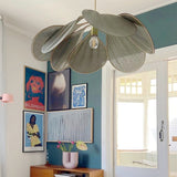 Modern Fabric Floral Petal Pendant Light for Elegant Living Room and Bedroom Lighting