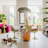 Modern Fabric Floral Petal Pendant Light for Elegant Living Room and Bedroom Lighting