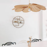 Modern Fabric Floral Petal Pendant Light for Elegant Living Room and Bedroom Lighting