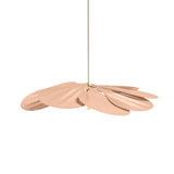 Modern Fabric Floral Petal Pendant Light for Elegant Living Room and Bedroom Lighting