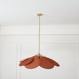 Modern Fabric Floral Petal Pendant Light for Elegant Living Room and Bedroom Lighting
