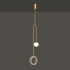 Modern Ferra Minimalist LED Pendant Light with Adjustable Rod for Living Room and Bedroom