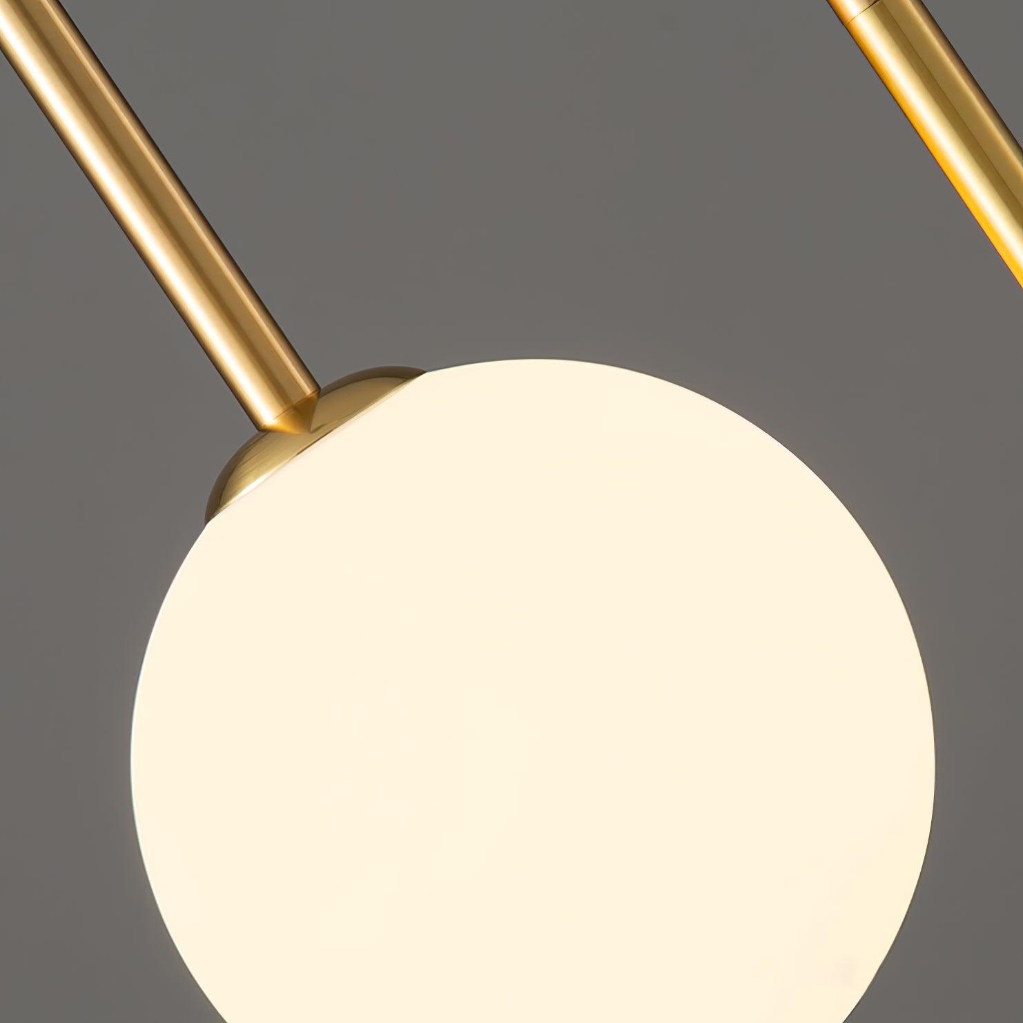 Modern Ferra Minimalist LED Pendant Light with Adjustable Rod for Living Room and Bedroom