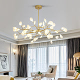 Modern Firefly Sputnik Chandelier LED Branching Pendant Light for Living Room
