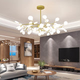 Modern Firefly Sputnik Chandelier LED Branching Pendant Light for Living Room