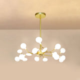 Modern Firefly Sputnik Chandelier LED Branching Pendant Light for Living Room