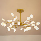 Modern Firefly Sputnik Chandelier LED Branching Pendant Light for Living Room