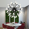 Modern Firework Sphere Cluster LED Chandelier Metal Acrylic Globe Pendant Ceiling Light