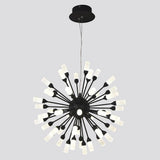 Modern Firework Sphere Cluster LED Chandelier Metal Acrylic Globe Pendant Ceiling Light