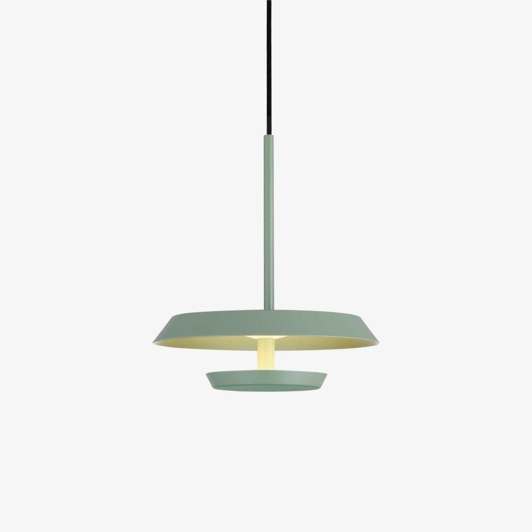 Modern Flat LED Pendant Light Aluminum Minimalist Hanging Lamp for Kitchen Island