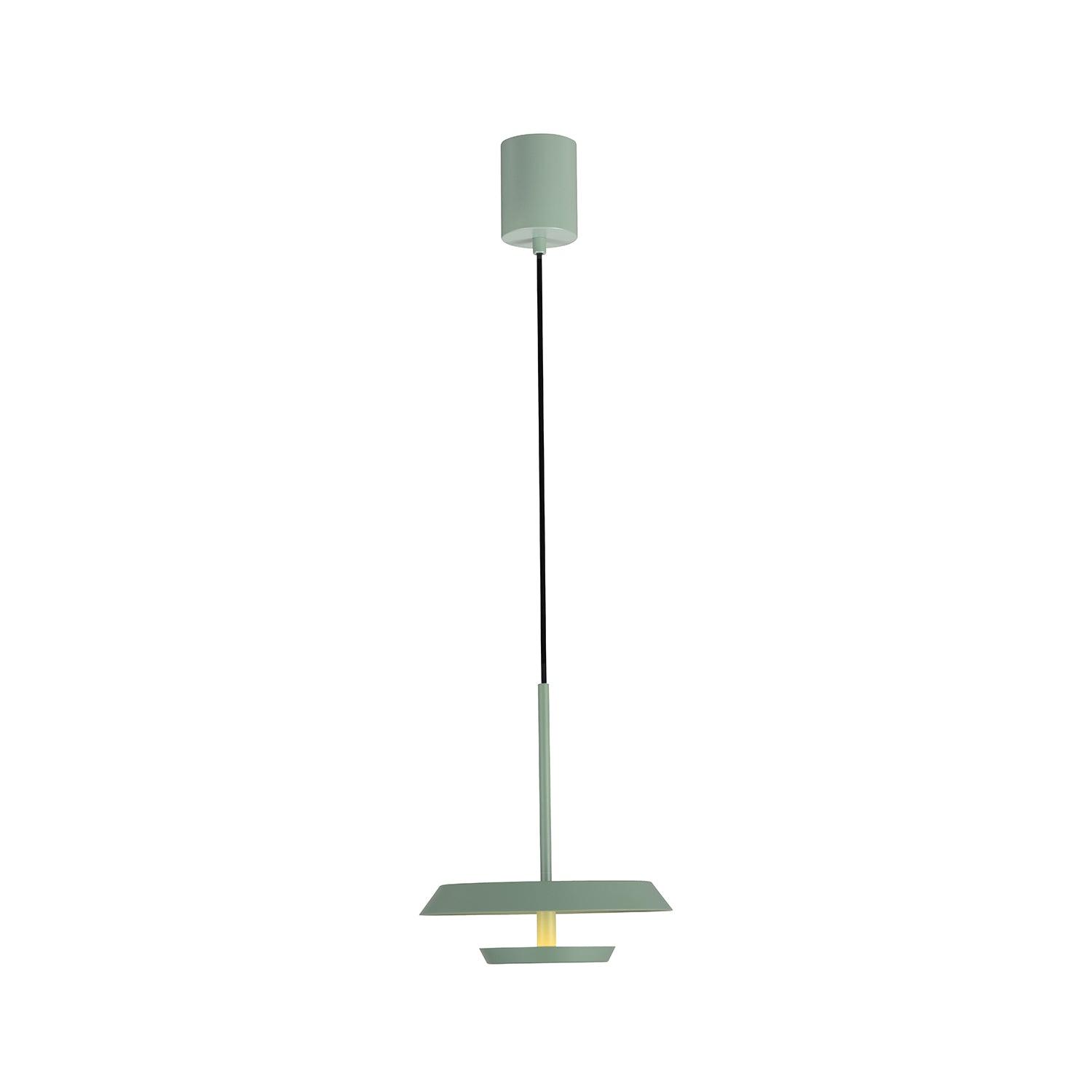 Modern Flat LED Pendant Light Aluminum Minimalist Hanging Lamp for Kitchen Island