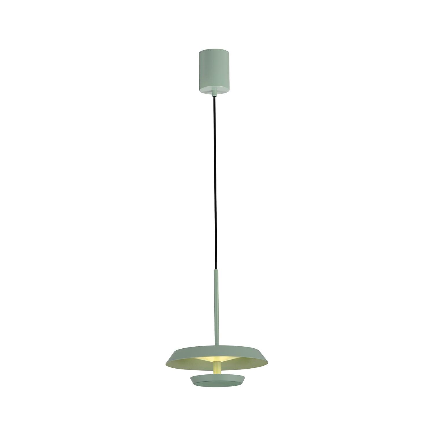 Modern Flat LED Pendant Light Aluminum Minimalist Hanging Lamp for Kitchen Island
