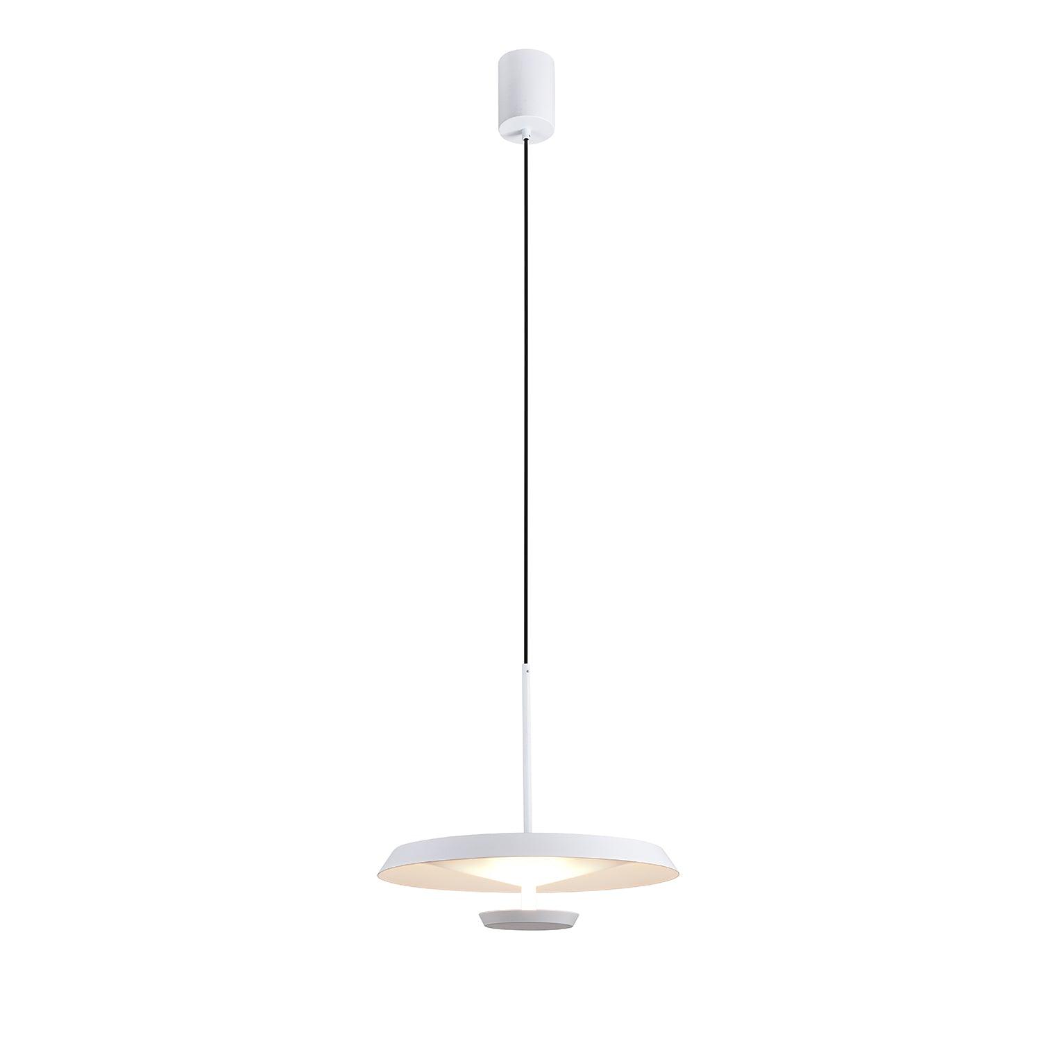Modern Flat LED Pendant Light Aluminum Minimalist Hanging Lamp for Kitchen Island