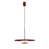 Modern Flat LED Pendant Light Aluminum Minimalist Hanging Lamp for Kitchen Island