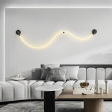 Modern Flexible LED Rope Wall Sconce Minimalist Decorative Atmosphere Light Fixture