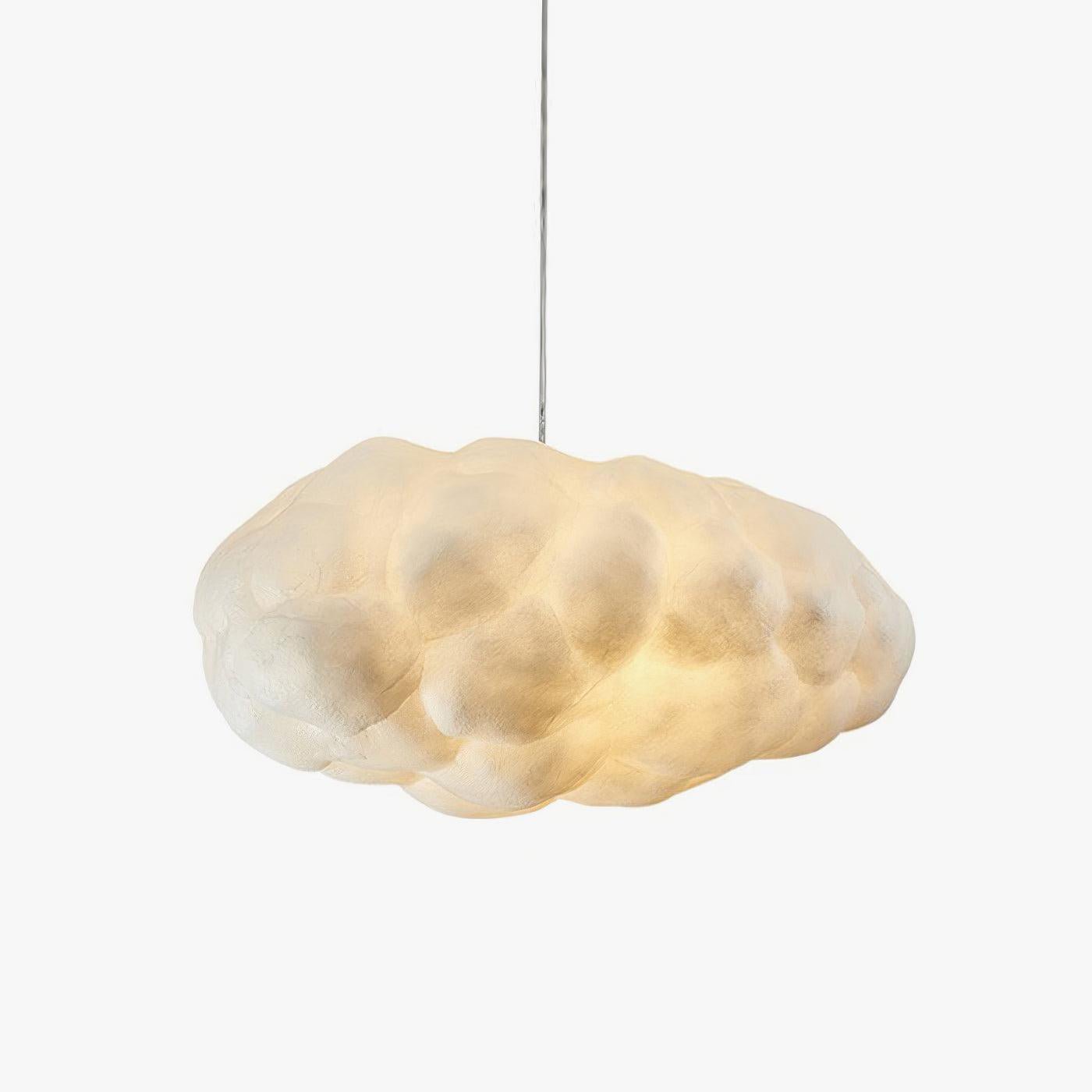 Modern Floating Cloud Pendant Light Ethereal White Hanging Ceiling Lamp for Bedroom and Nursery