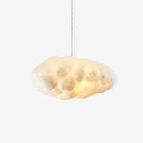 Modern Floating Cloud Pendant Light Ethereal White Hanging Ceiling Lamp for Bedroom and Nursery