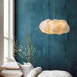 Modern Floating Cloud Pendant Light Ethereal White Hanging Ceiling Lamp for Bedroom and Nursery