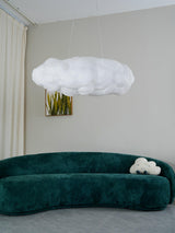Modern Floating Cloud Pendant Light Ethereal White Hanging Ceiling Lamp for Bedroom and Nursery