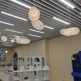 Modern Floating Cloud Pendant Light Ethereal White Hanging Ceiling Lamp for Bedroom and Nursery