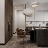 Modern Floating Cloud Pendant Light Spherical Hanging Ceiling Lamp for Living Room