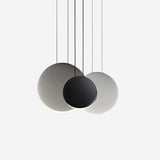 Modern Floating Orb LED Pendant Light Minimalist Cluster Disc Chandelier for Living Room