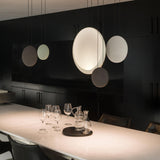 Modern Floating Orb LED Pendant Light Minimalist Cluster Disc Chandelier for Living Room