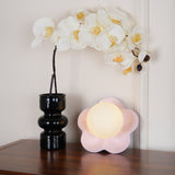 Modern Floral Resin Wall Sconce and Glass Ceiling Lamp for Indoor Lighting