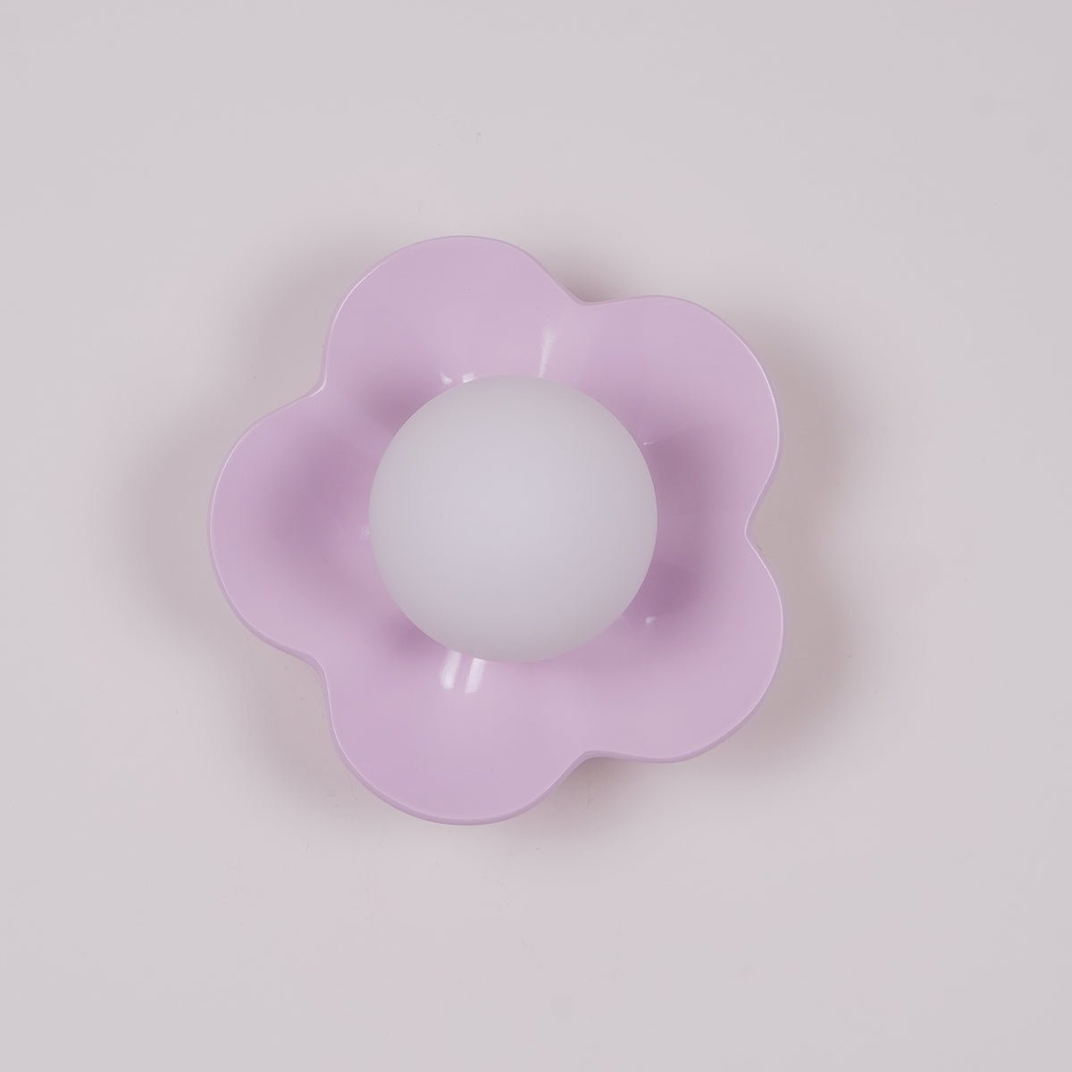 Modern Floral Resin Wall Sconce and Glass Ceiling Lamp for Indoor Lighting