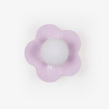 Modern Floral Resin Wall Sconce and Glass Ceiling Lamp for Indoor Lighting