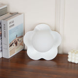 Modern Floral Resin Wall Sconce and Glass Ceiling Lamp for Indoor Lighting