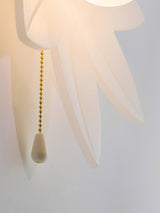 Modern Floral Resin Wall Sconce for Kids Bedroom and Nursery Lighting Decor