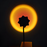 Modern Flower Bud Sunset Rainbow LED Projection Table Lamp USB Powered Mood Lighting
